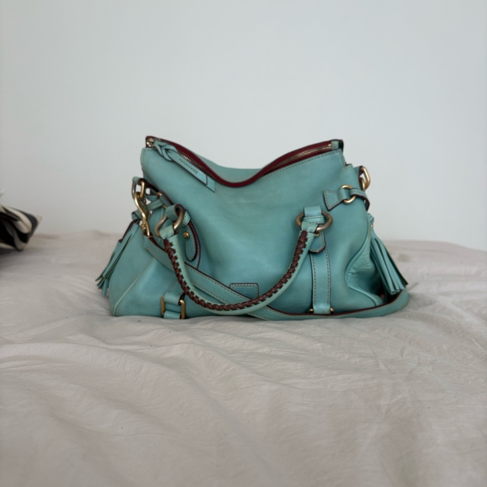 Dooney & Bourke Blue Florentine Satchel